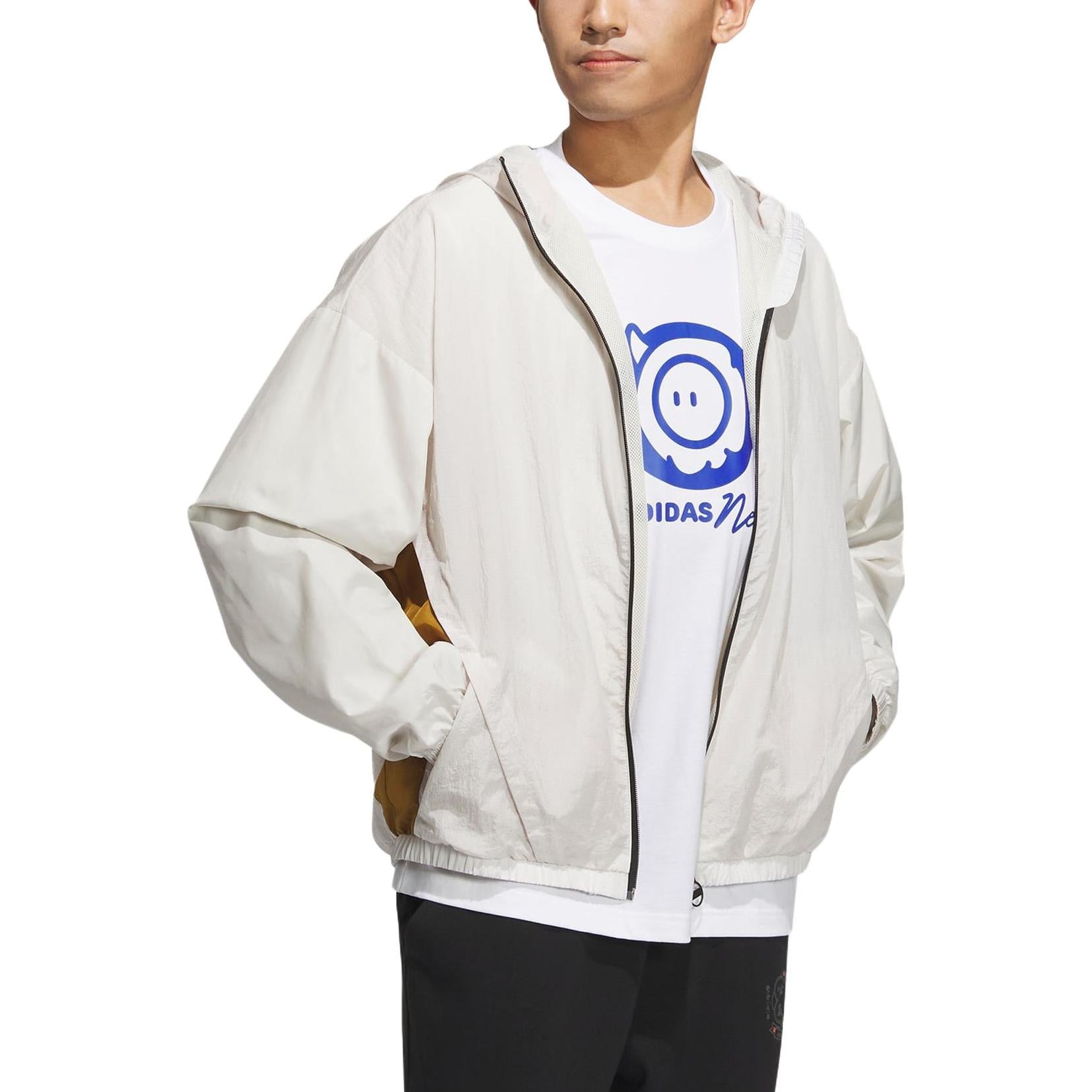 Куртка adidas Neo Sport Jacket 'Ivory' IQ3341 — фото 4