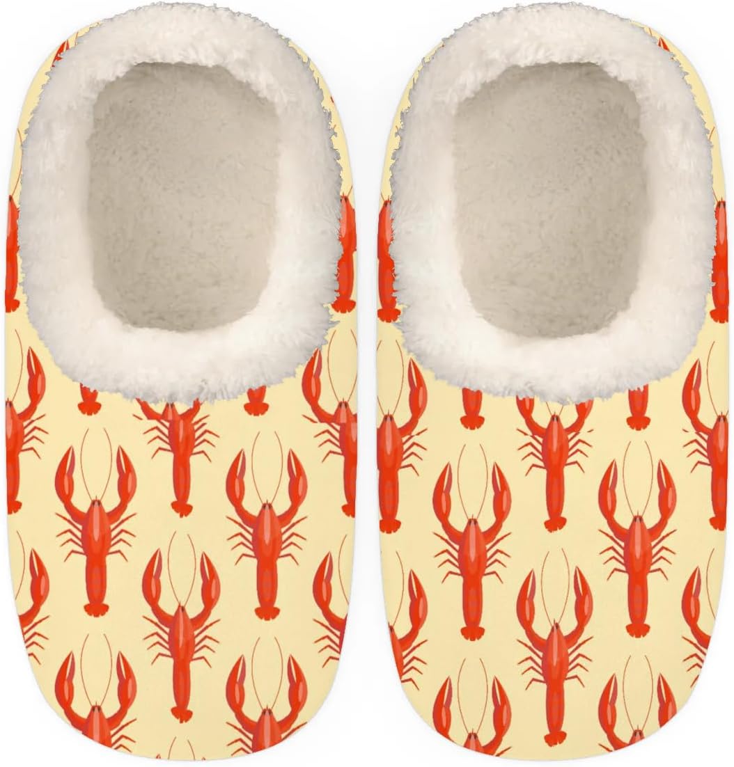 

Тапочки Pardick для женщин и мужчин, теплые пушистые домашние тапочки с рисунком тыквы и призрака, противоскользящие, уютные и мягкие, для улицы и дома, в парном стиле, повседневная обувь, Lobster