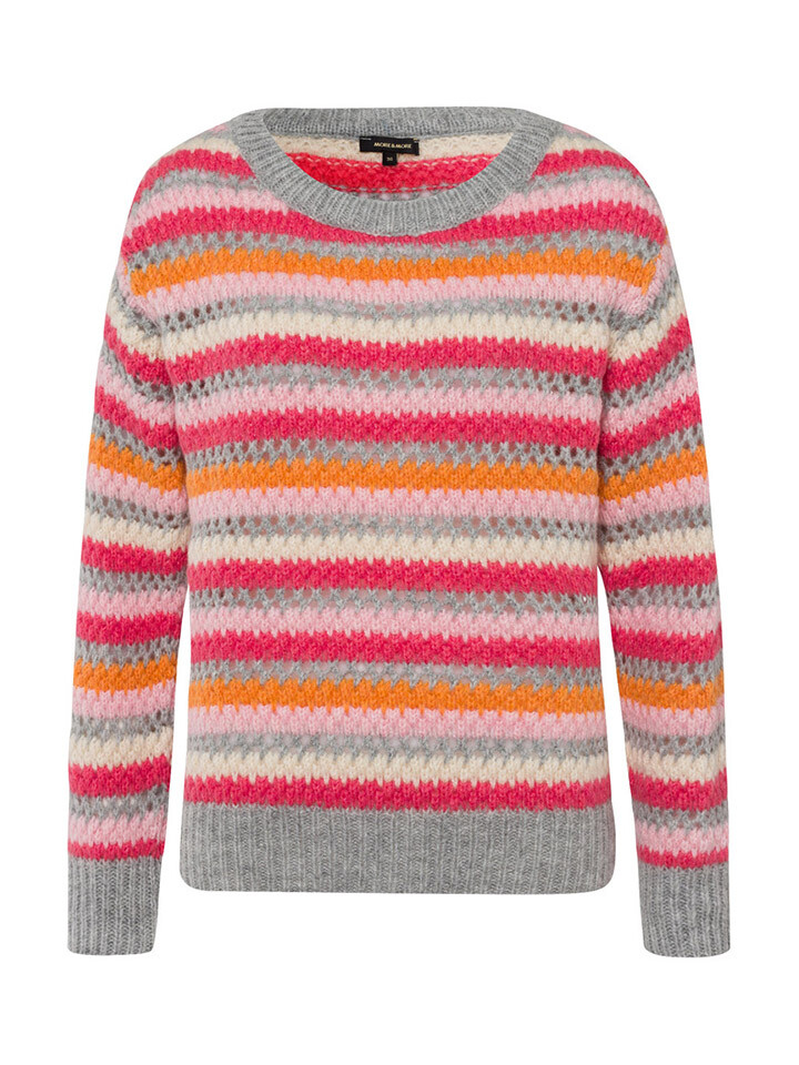

Свитер More & More, цвет Grau/Pink/Orange