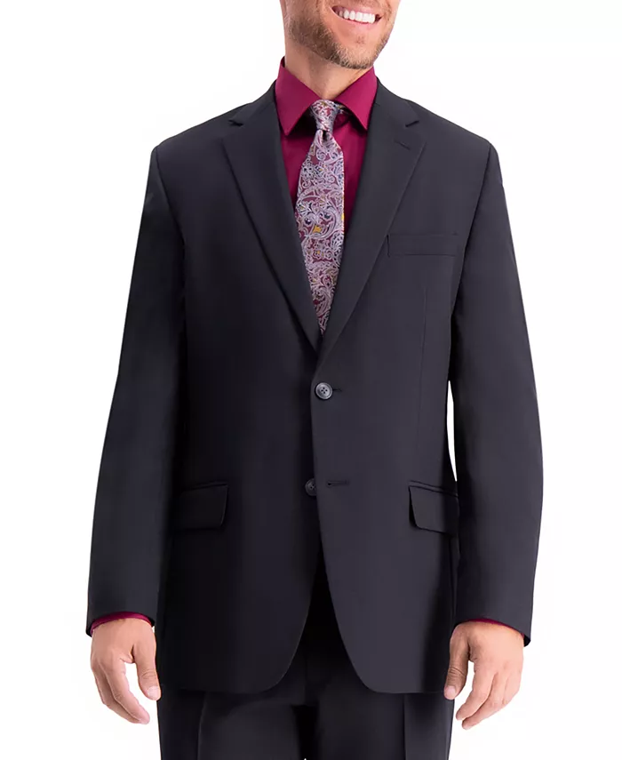 

Мужское путешествие Performance куртка-пиджак Tailored Fit из костюмных раздельных элементов Haggar, черный