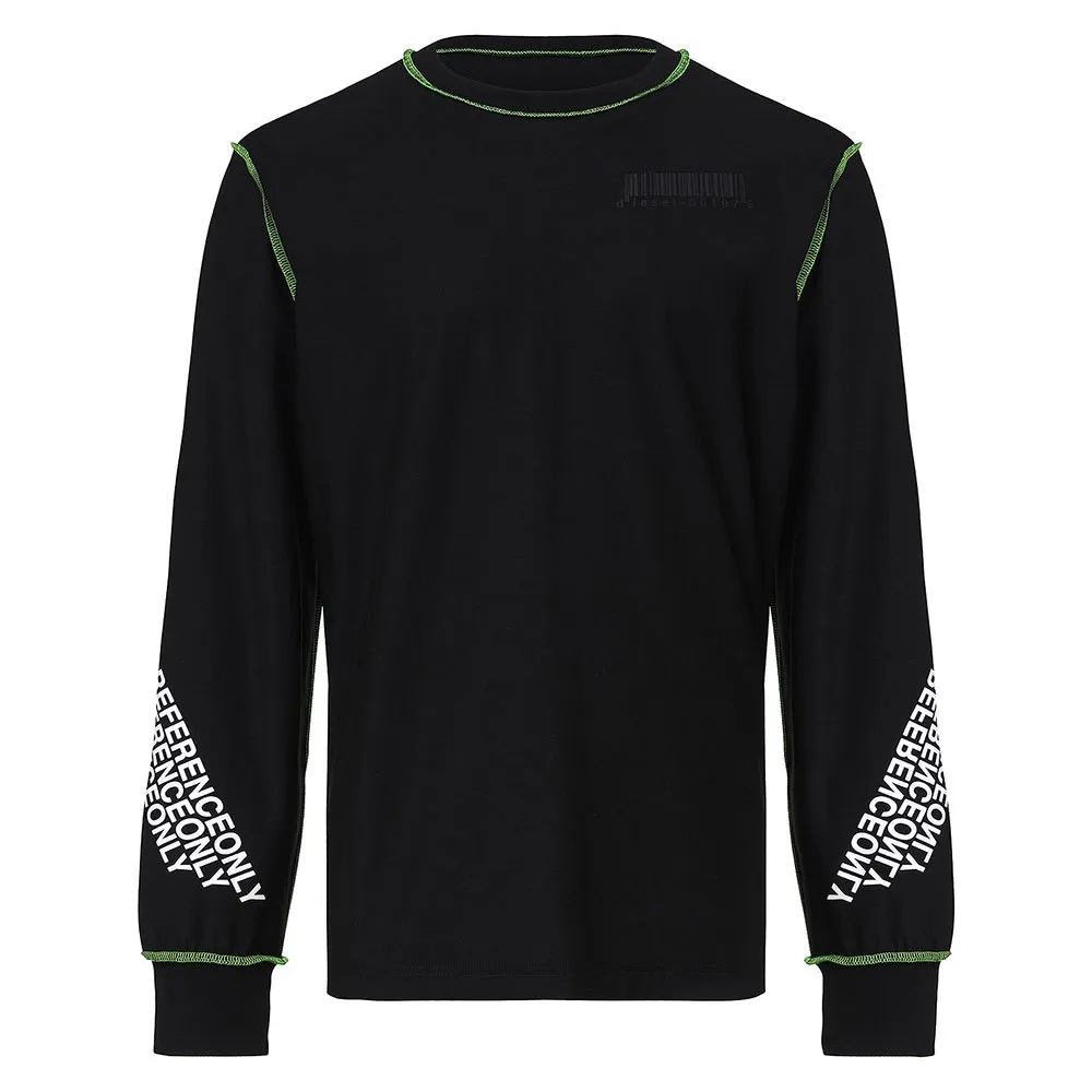 

Лонгслив Diesel Juseam, черный