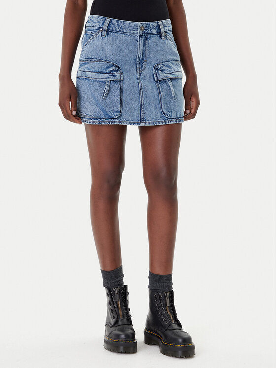 

Джинсовая юбка regular fit D27703-D536 G-Star Raw, синий