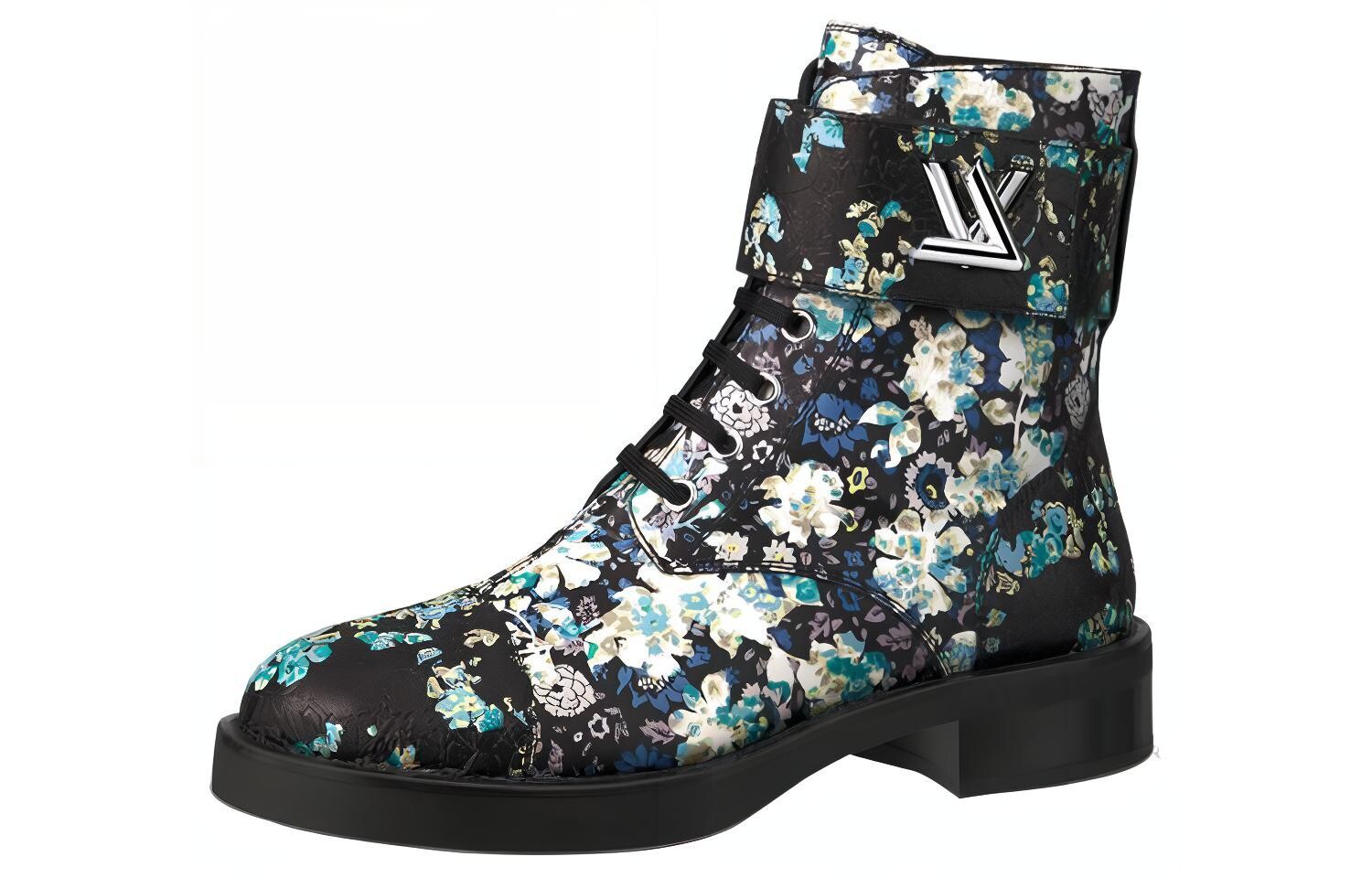 Ботинки женские Louis Vuitton Wonderland Martin, черный / синий
