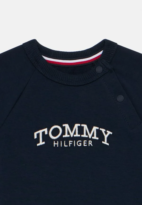 Комбинезон из махровой ткани с вышивкой логотипа Tommy Hilfiger, Dark Night Navy — фото 3
