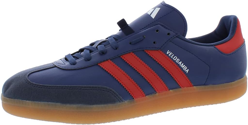 

Кроссовки Adidas для взрослых унисекс The Velosamba, белый/синий/алый