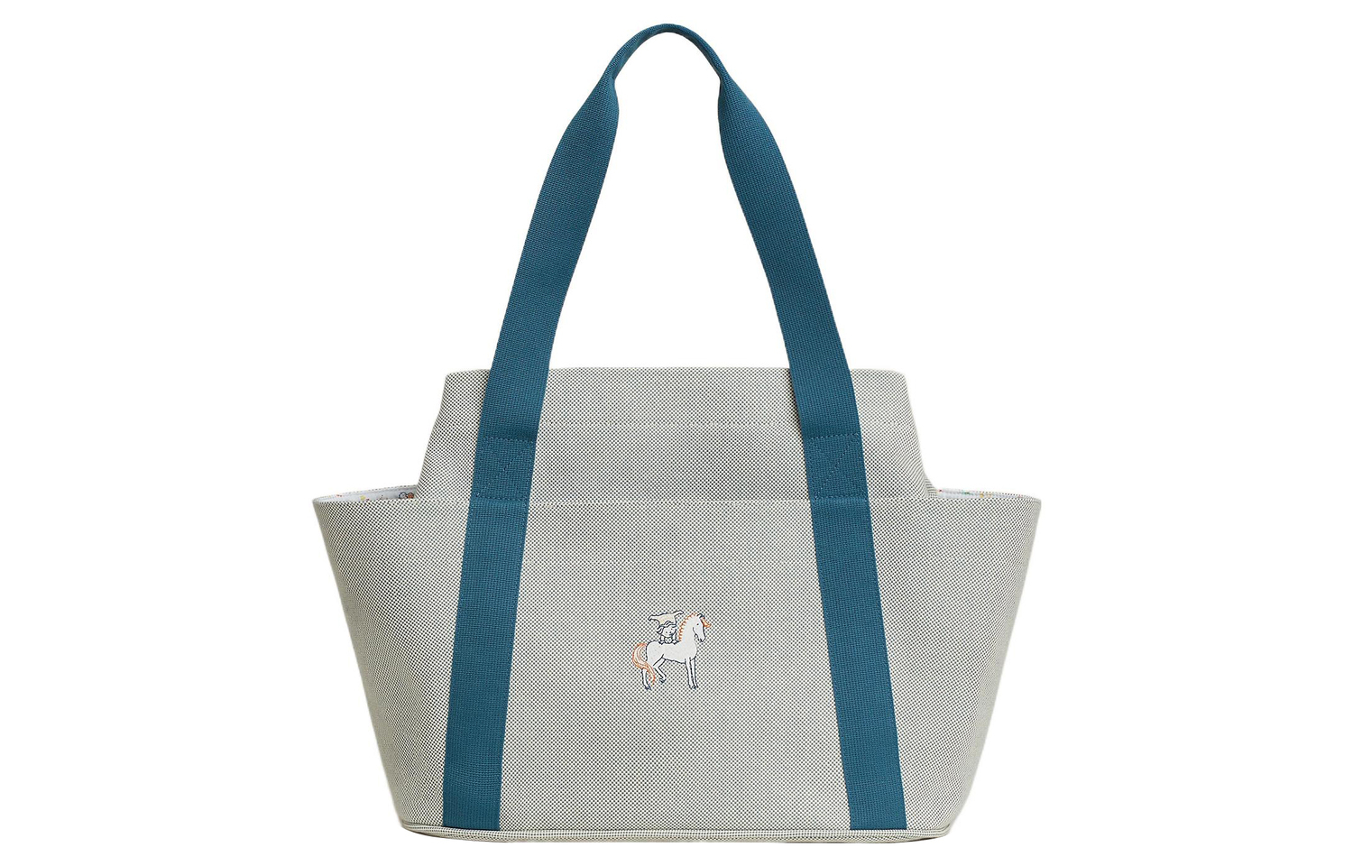 

HERMES Сумка-шоппер Cabriole Napp Canvas Cotton Canvas, сумка через плечо, женская, Nattier Blue