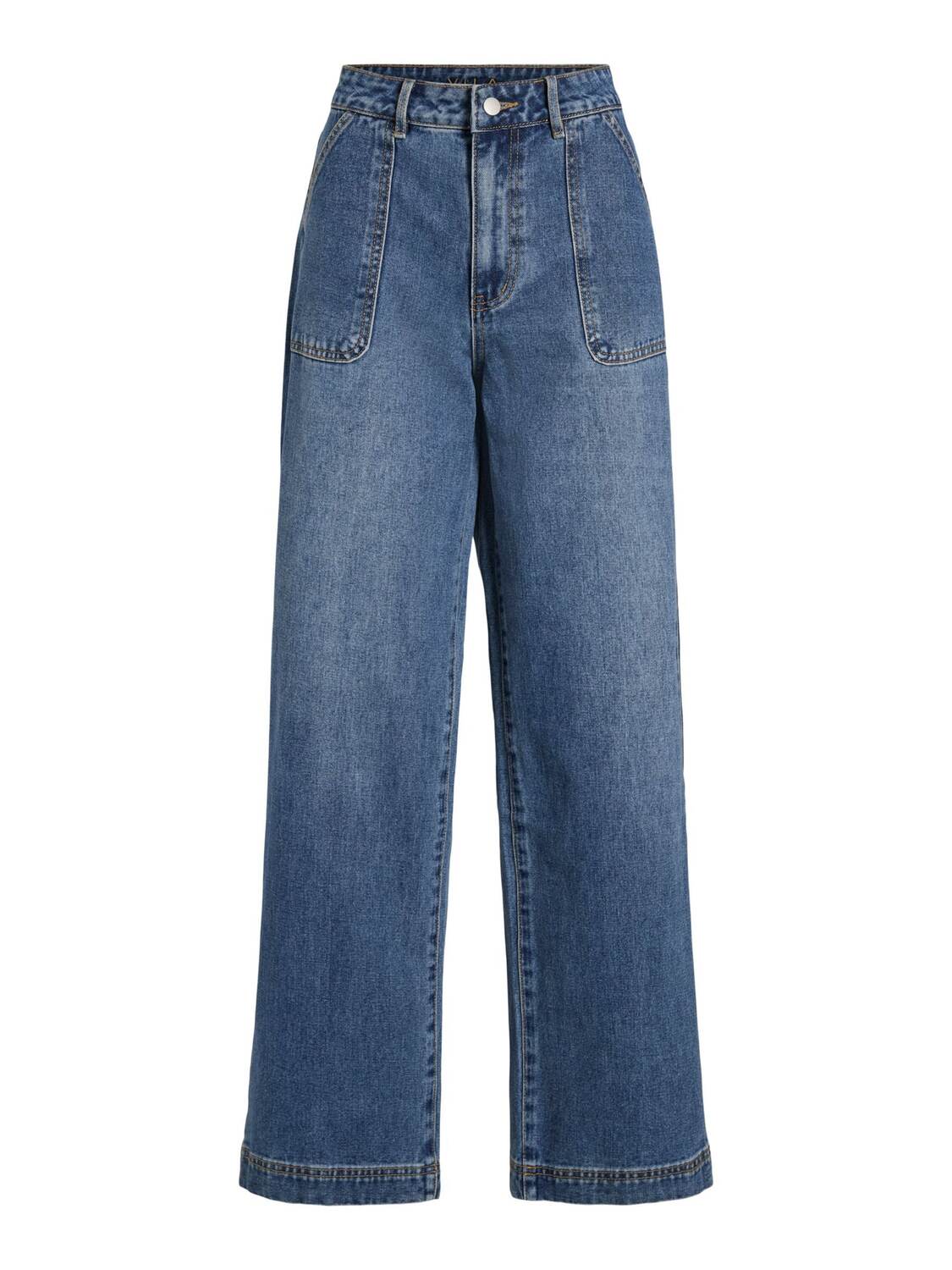 

VILA Джинсы Regular 'Vibinja' в синем цвете