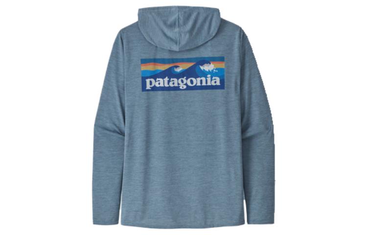 

Толстовка с капюшоном Capilene для мужчин Patagonia, светло-plume серый/blpx