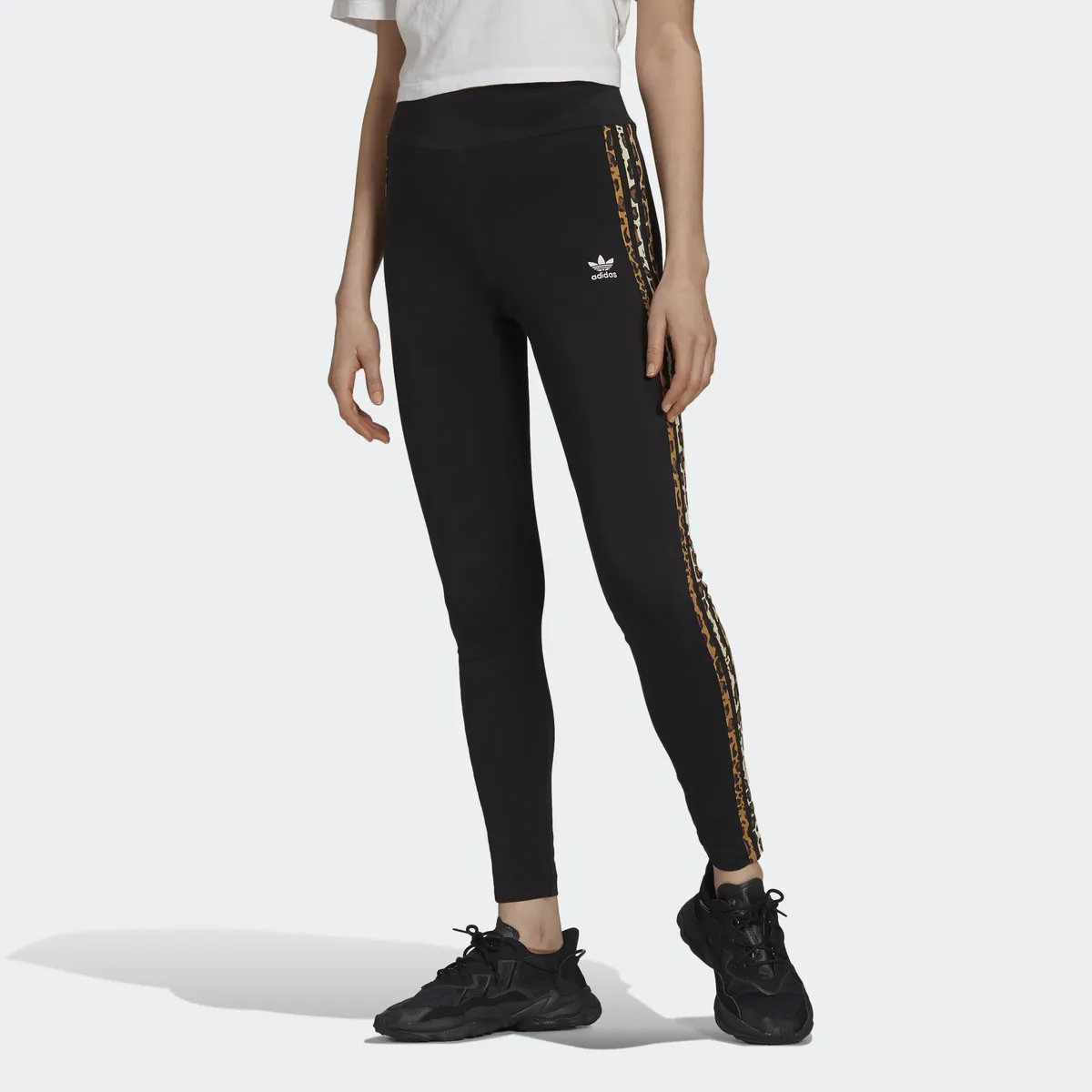 

Леггинсы Adidas Originals "3 STRIPES TIGHT", черный
