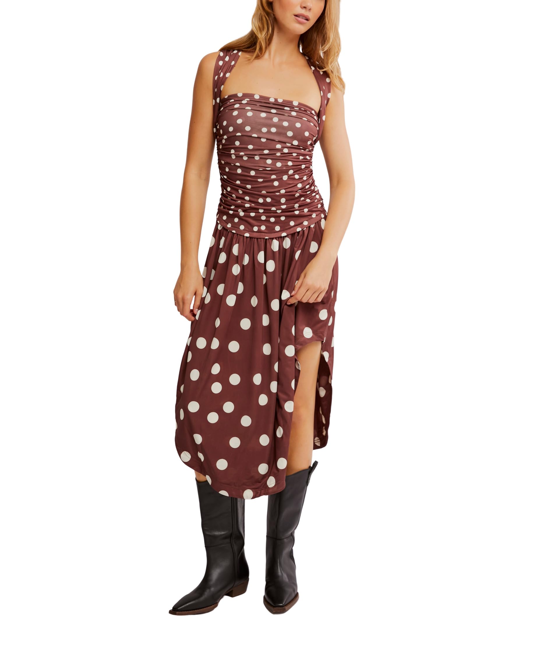 

Платье Free People Raylon Midi, Chocolate Combo