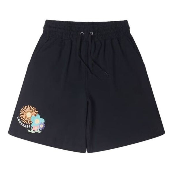

Шорты grow together knit shorts 'black' Converse, черный