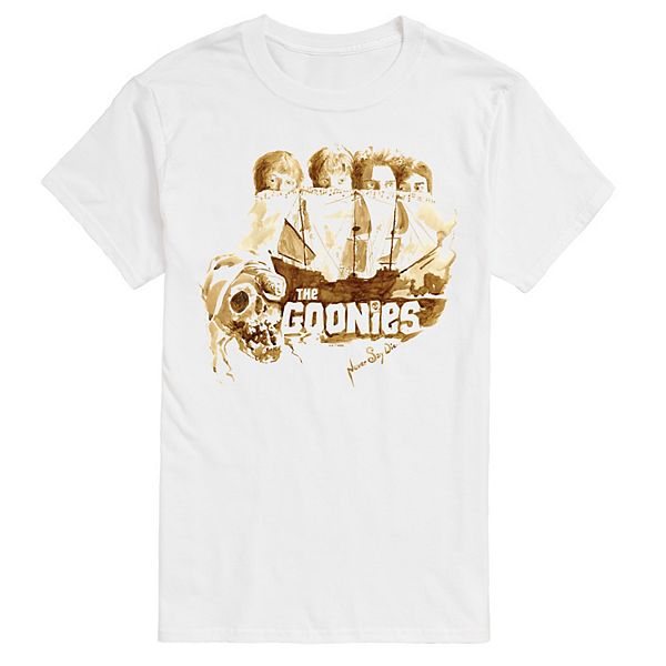

Мужская футболка The Goonies с принтом "If you hit the wrong note we'll all B flat" Licensed Character