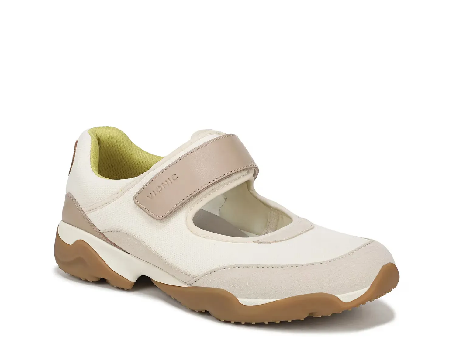 Walk Slim Giselle Mary Jane Кроссовки Vionic, Ivory/Gold