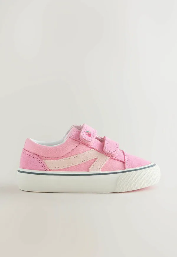 Стандартная посадка, детские туфли на липучках Next, Pink White — фото 3