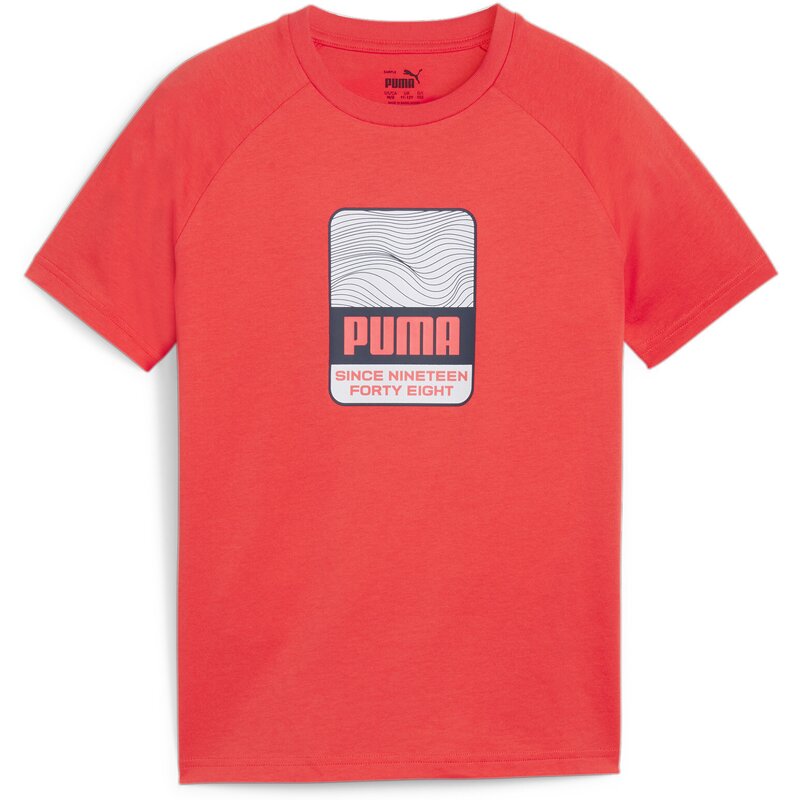 

Футболка с принтом для активного спорта Puma, красный