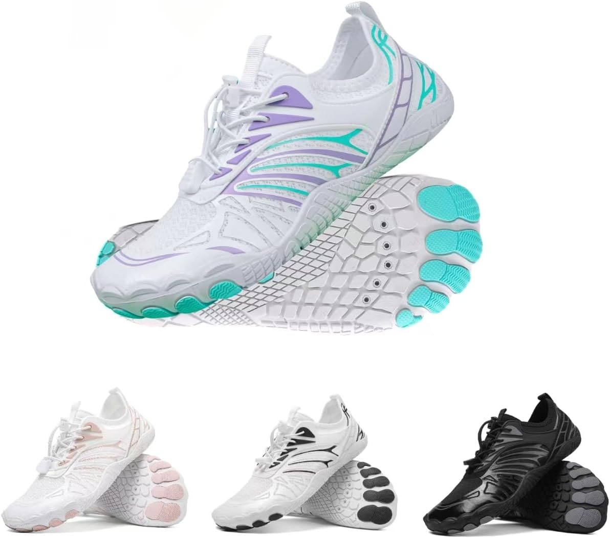 

Женские кроссовки для походов босиком, женские и мужские кроссовки для походов, дышащая и нескользящая спортивная обувь для трейлраннинга, для серфинга и ходьбы по воде, с широким носком Kaeril, зеленый