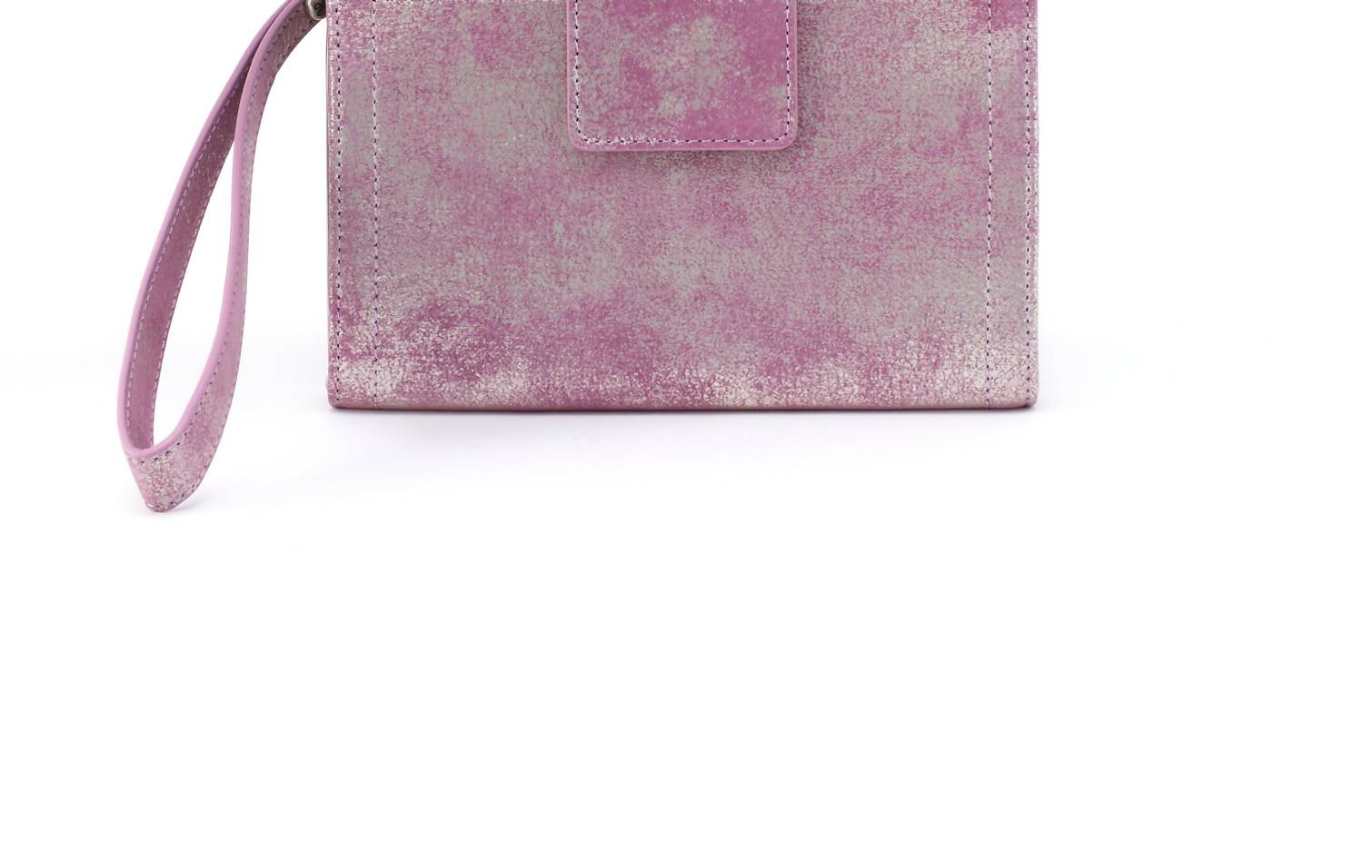 

Женский фиолетовый кошелек на запястье Violet Metallic HOBO