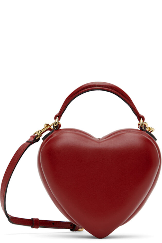 

Красная сумка «Love Me» Moschino