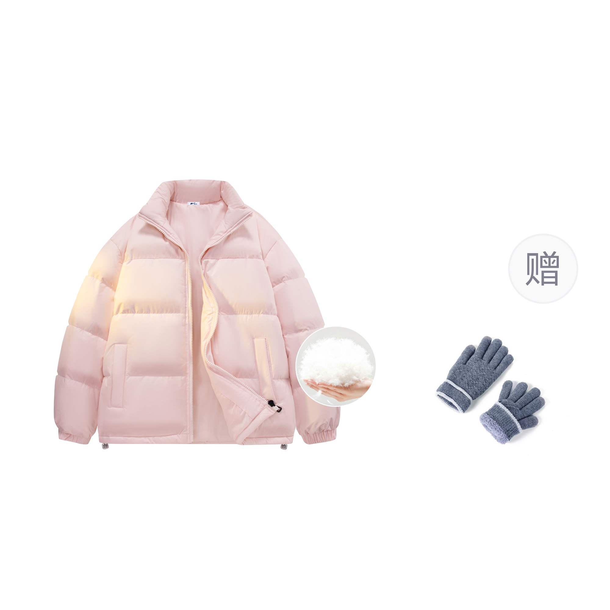 

WARRIOR Пуховик унисекс, Pink