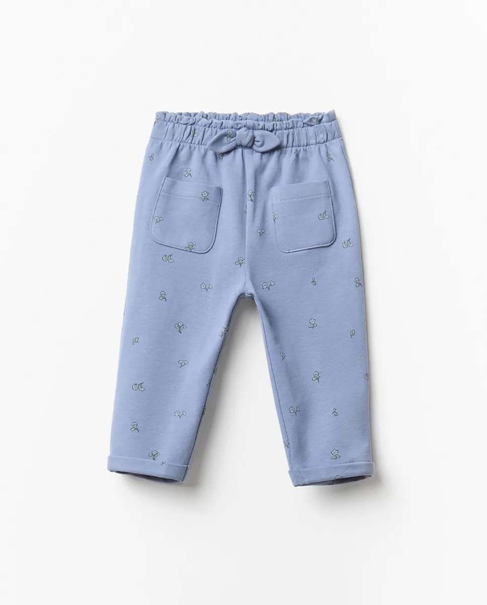 

Цветочные штаны Sfera, синий