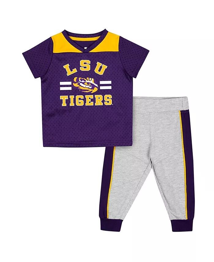 

Комплект из майки и брюк Ka-Boot-It LSU Tigers Ka-Boot-It для мальчиков и девочек фиолетового и серого цвета Colosseum