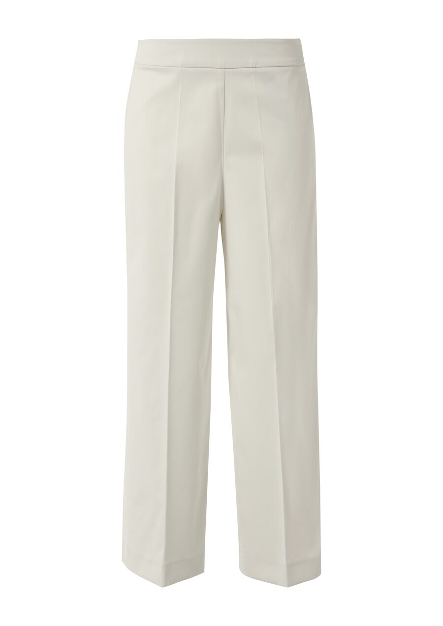 

Широкие брюки COMMA Wide leg Pleated Pants, бежевый