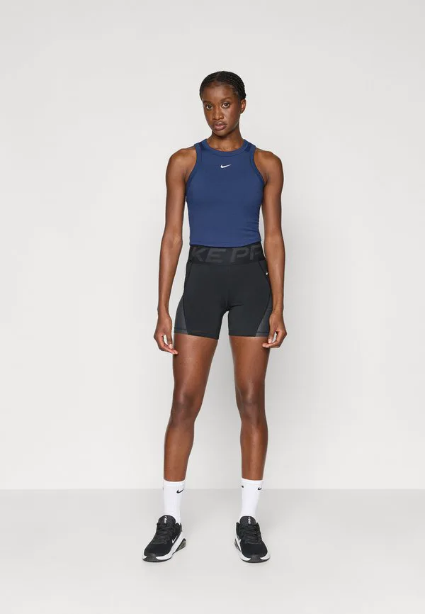 Короткие леггинсы sculpt Nike Performance, Black/Anthracite/White — фото 2