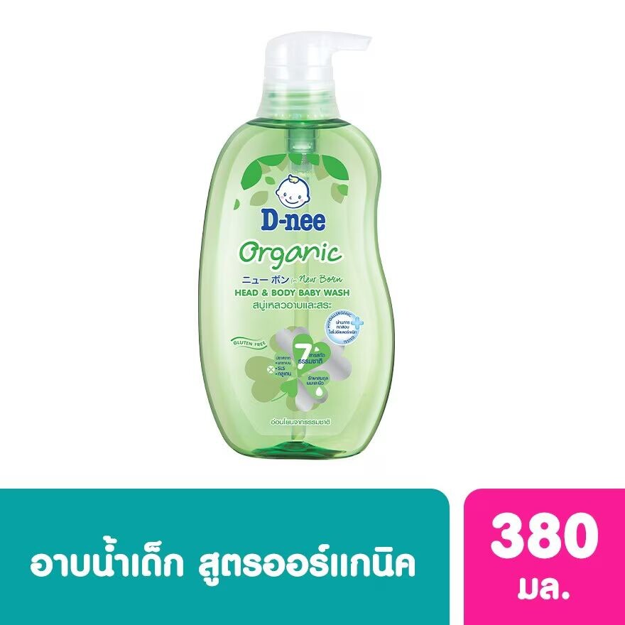 

D-Nee Органический гель для тела для новорожденных, 380 мл, Green
