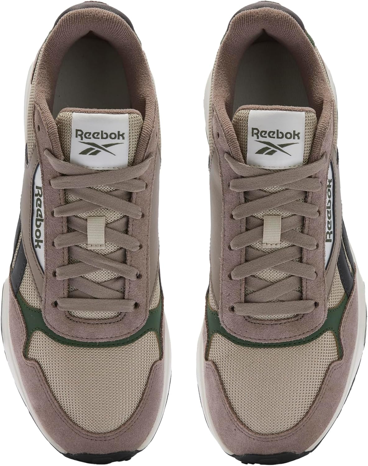 Кроссовки Reebok Unisex-Adult Gl1100, черный/зеленый/серый — фото 4