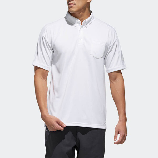 Футболка m s2s sc tero p chest pocket short sleeve polo shirt white Adidas, белый — фото 3