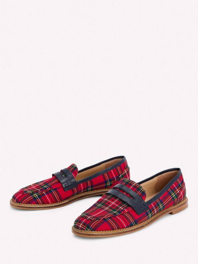 Туфли-лоферы Nya из комбинированной кожи Boden, Red/Multi — фото 2
