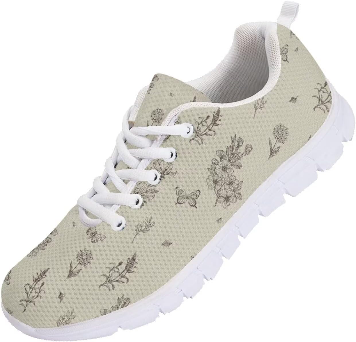 

Мужские кроссовки Funnydude с цветочным принтом, осенние, удобные, дышащие, для тенниса и тренировок, Floral a