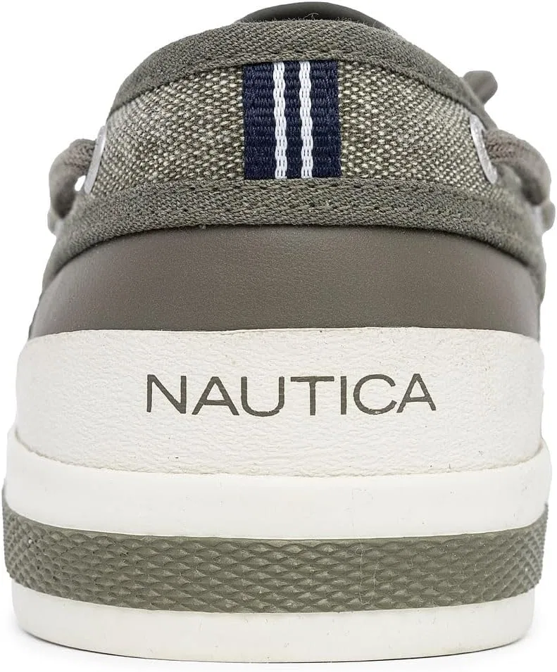 Мокасины на шнурках Nautica, оливковый-джемпол — фото 3