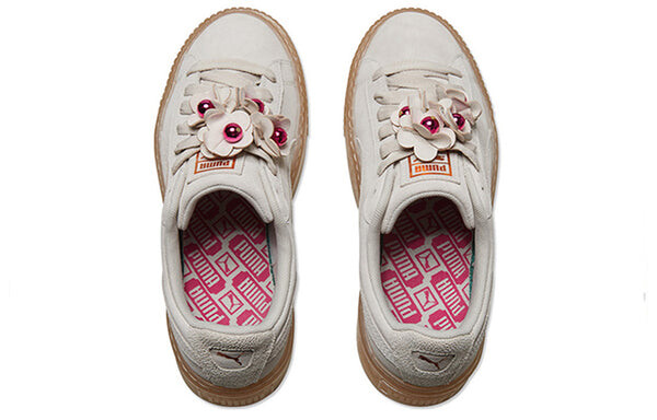 Кроссовки (WMNS) PUMA Platform Flower Tassel 'White', белый — фото 4