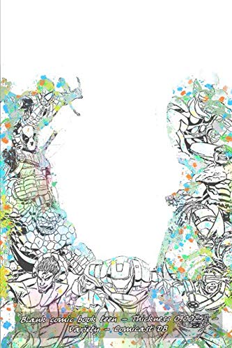 

Blank comic book teen - Thickness 0.0025” - Variety - Comicast DB (Independently published)