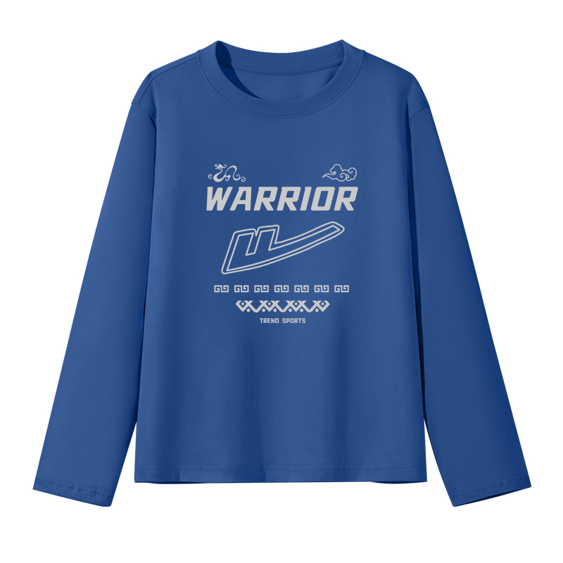 Футболка для детей Crew Neck Moderate WARRIOR, iron серый/h серый pattern — фото 4