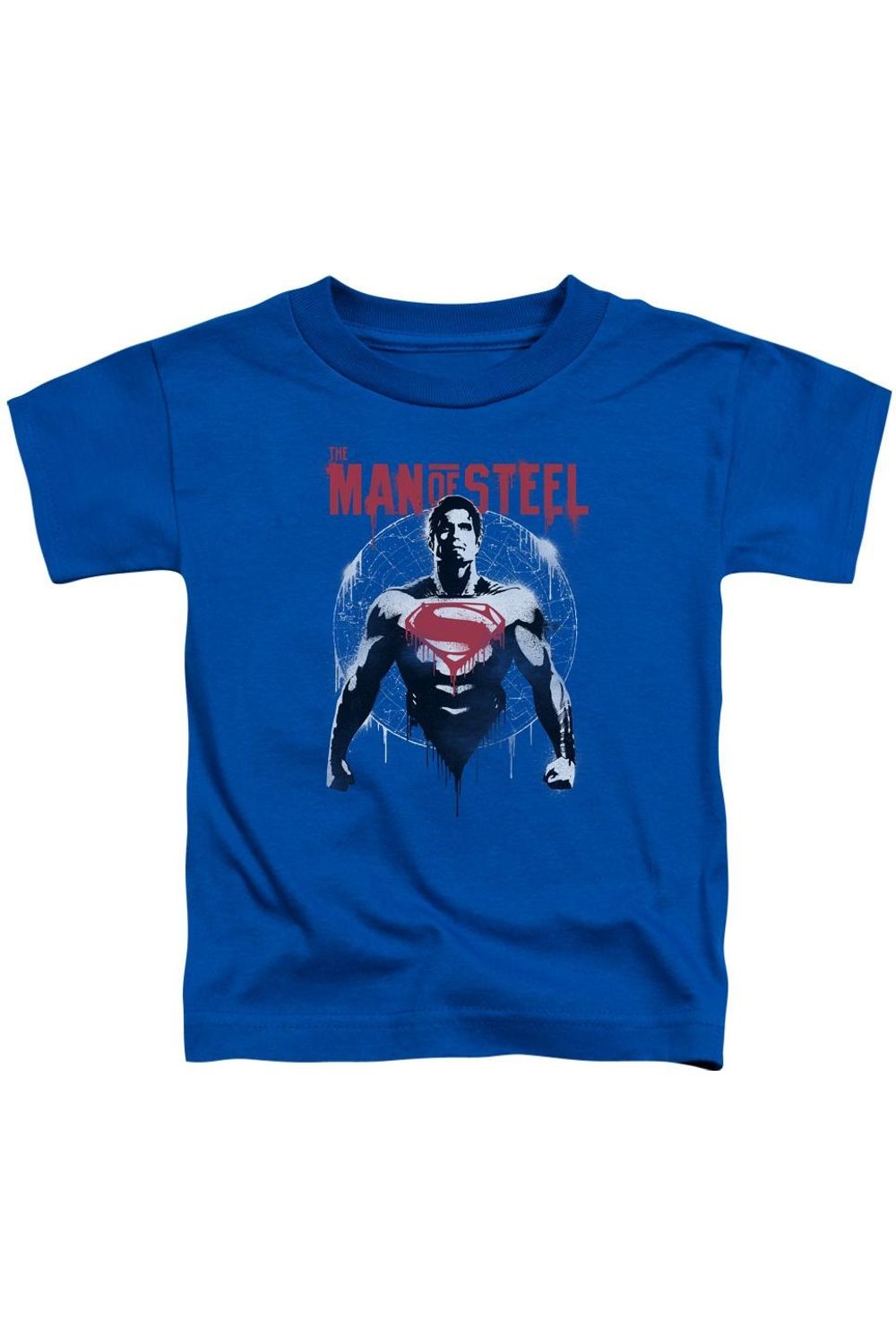

Детская футболка с коротким рукавом "Бэтмен против Супермена: Суперспрей" Gildan, синий