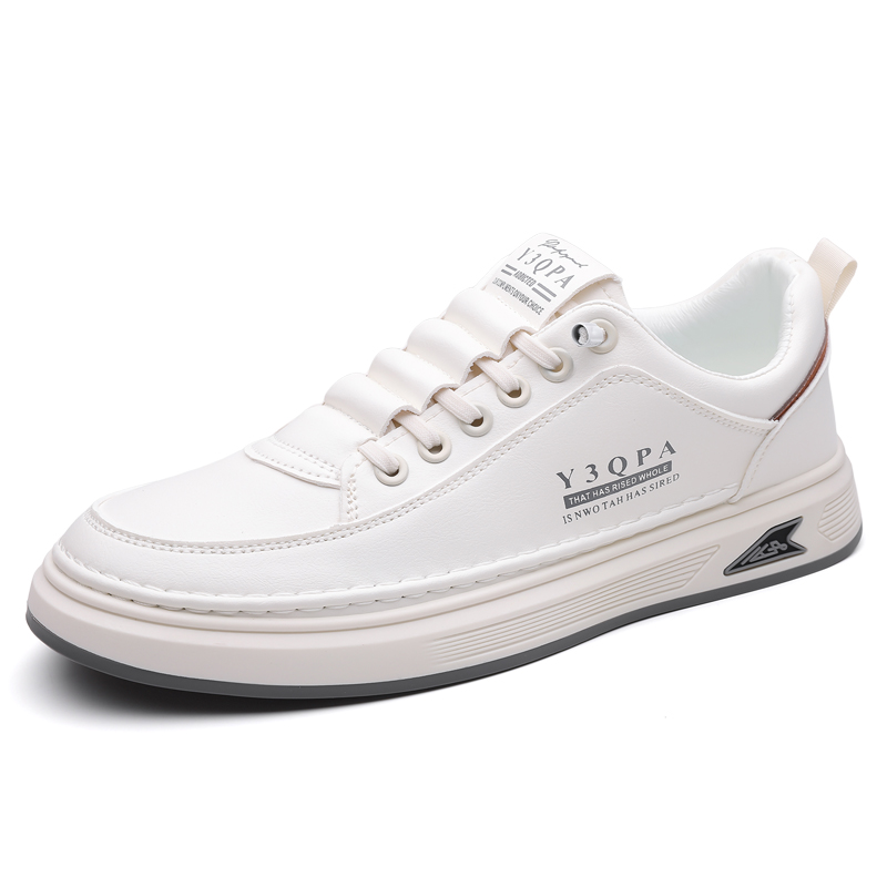 

SHOUBA Мужские низкие скейтерские кеды бежевые, цвет Beige