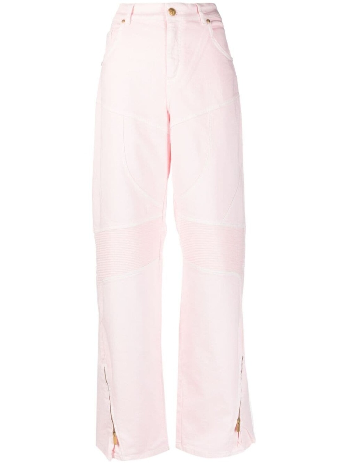 

Blumarine широкие джинсы средней посадки, розовый