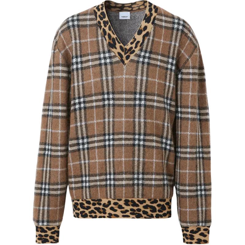 

Трикотажная мужская тёплая футболка Walnut Burberry, тёплый персик