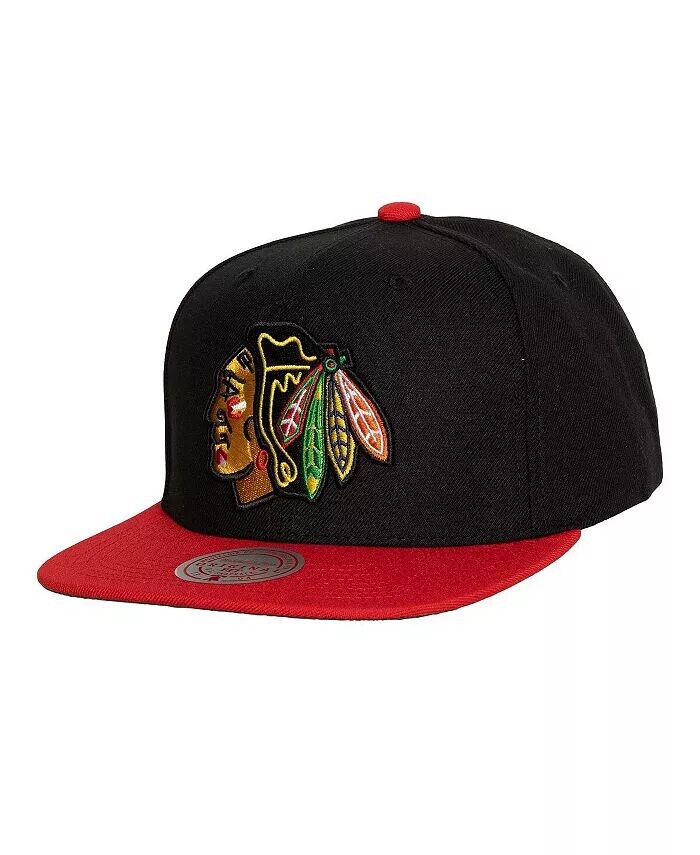 

Мужская черная бейсболка Chicago Blackhawks Core Team Ground 2.0 Snapback Mitchell & Ness