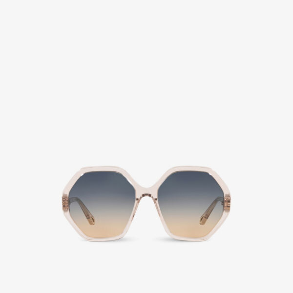 

Солнцезащитные очки CH0008S в круглой оправе из ацетата Chloe, розовый