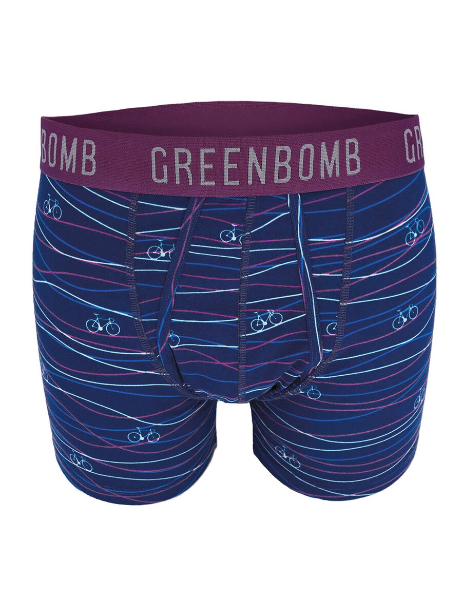 

Боксеры GREENBOMB Bike Lanes, синий/темно-синий