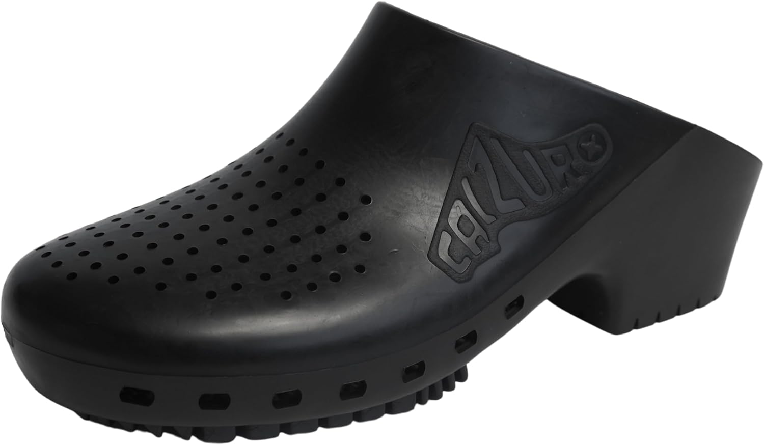 

Классические сабо CALZURO с отверстиями - унисекс сабо для женщин и мужчин - противоскользящая обувь - автоклавируемые резиновые кухонные и медицинские сабо, черный