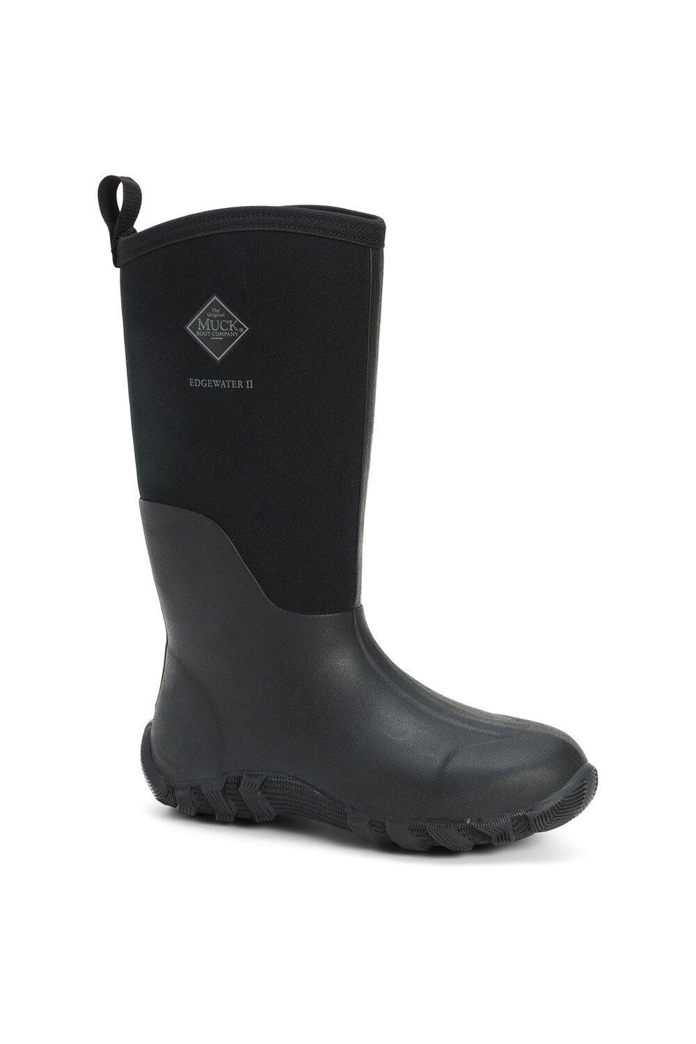 Женские резиновые сапоги Muck Boots Edgewater II с логотипом, черный