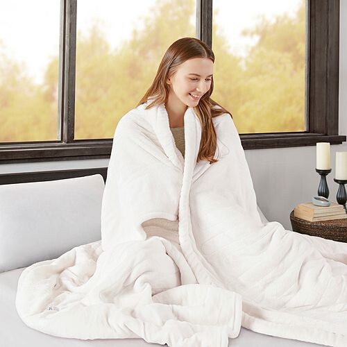 

Одеяла с подогревом от микролайта до бербера Beautyrest, цвет Ivory