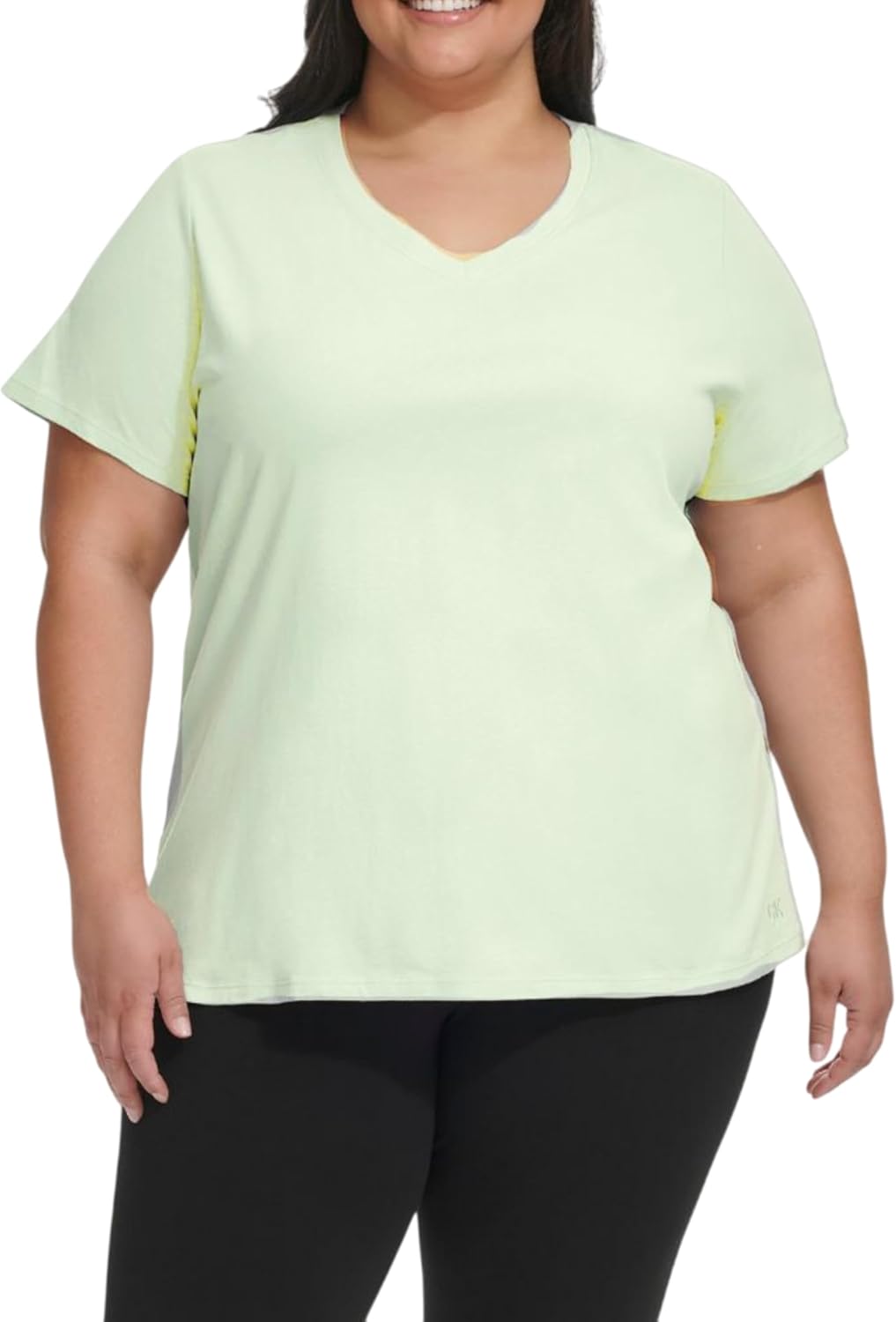 

Женская футболка Calvin Klein Performance Plus Active с круглым вырезом, Iced Lime