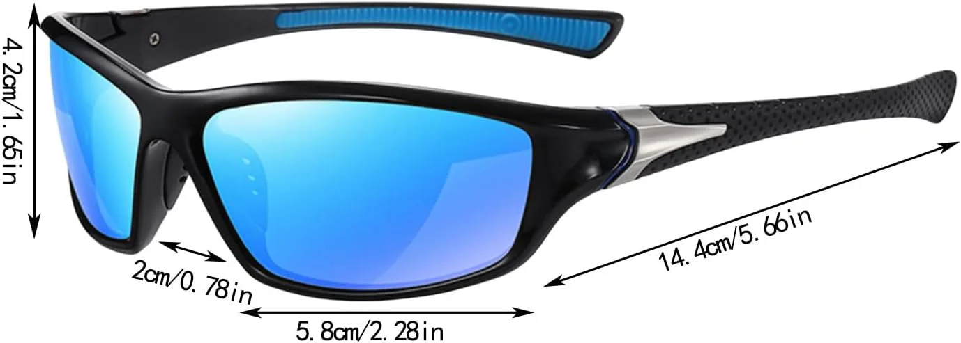 

Поляризованные солнцезащитные очки для рыбалки для мужчин, защита от УФ-излучения, подходят для вождения, рыбалки, езды на велосипеде, бега и игры в гольф KELINFONG