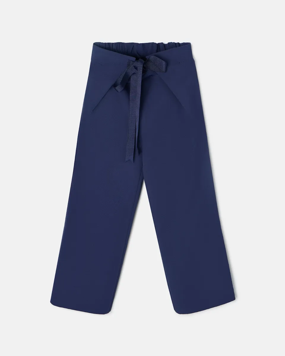 

Детские брюки с завязками Silbon, темно-синий