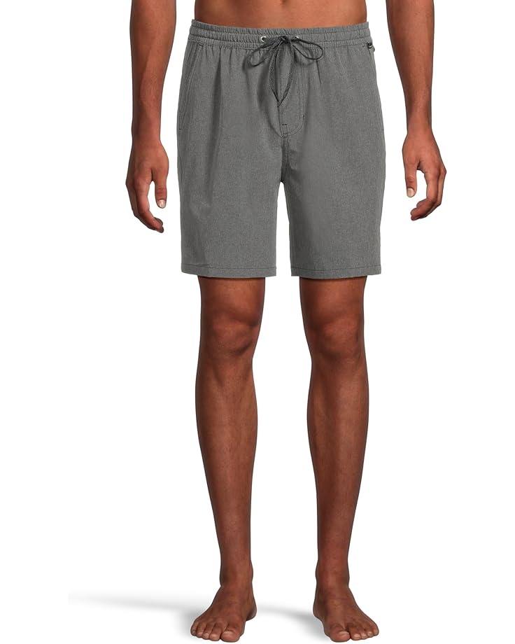 

Шорты Quiksilver Taxer Heather Amphibian 18 Hybrid Shorts, черный